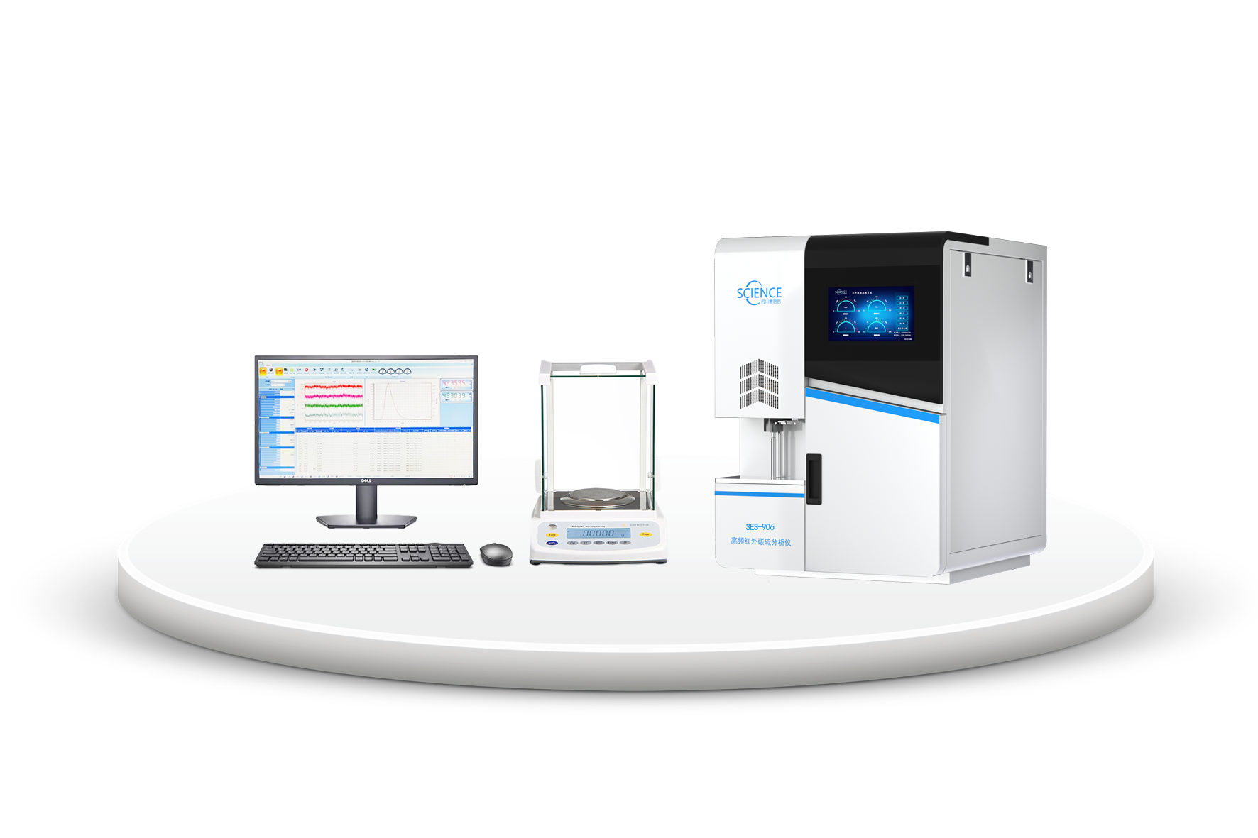 SES-906高频红外碳硫分析仪